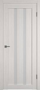 Межкомнатная дверь Владимирская Фабрика Дверей Atum 2 Bianco стекло White Cloud 900x2000