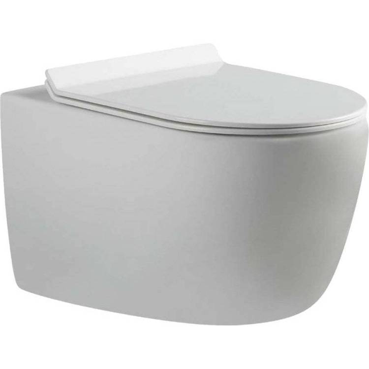 Унитаз подвесной Bravat Gina C21172UW-ENG с крышкой-сиденьем микролифт