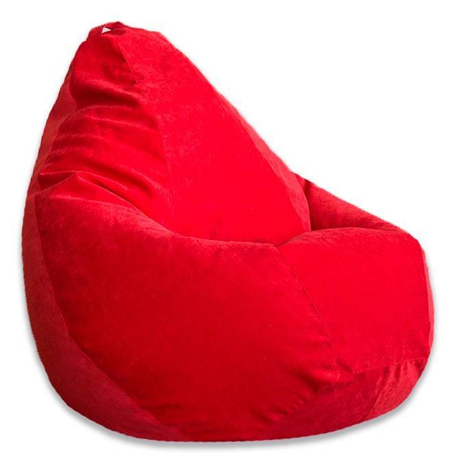 Кресло-мешок Dreambag 5013411 красный микровельвет L