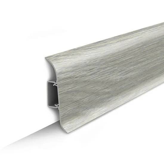 Плинтус Ideal Классик 55 253 Ясень серый 2200x55х22