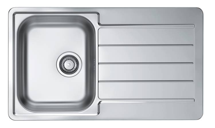 Мойка кухонная Alveus Line Max 20 1144640 Sat-90 с сифоном, 86x50