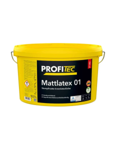 Краска для стен и потолков Profi Tec P143 Mattlatex 01 база Weiss 12.5 л