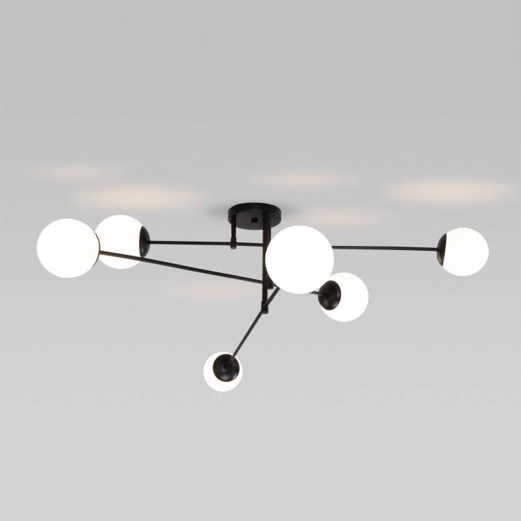 Потолочный светильник Eurosvet Netz 30181/6 черный Smart