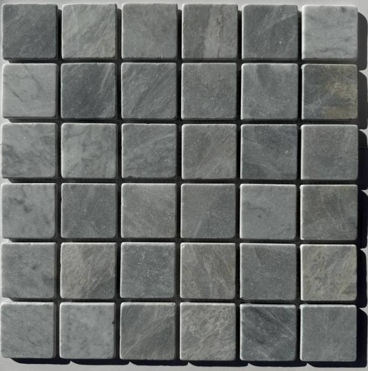 Мозаика Pixel Mosaic Мрамор PIX 337 Ice Grey 4.8x4.8 Матовая 30.5x30.5х6