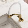 Смеситель для кухни Avrora Kitchen AV9006Gold с гибким изливом и подключением фильтра питьевой воды, золото фото 5