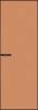 Межкомнатная дверь Profil Doors 1 AGN цвет профиля Деорэ, алюминиевая панель медь 600x2000