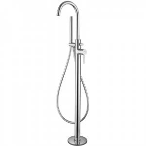 Смеситель для ванны Abber Wasser Kreis AF8115 напольный, хром