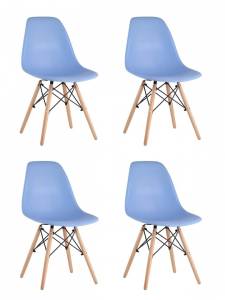 Набор из 4 стульев Stool Group Eames 8056PP LIGHT BLUE 60202 X4