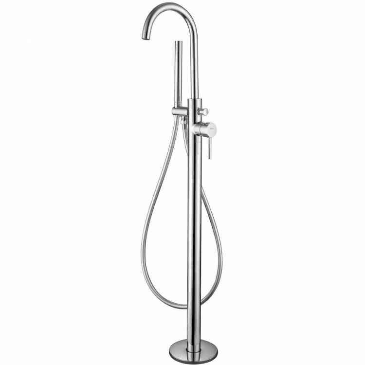 Смеситель для ванны Abber Wasser Kreis AF8115 напольный, хром