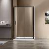 Душевой уголок Vincea Garda VSR-1G1013CLB 1300x1000, профиль черный, стекло прозрачное