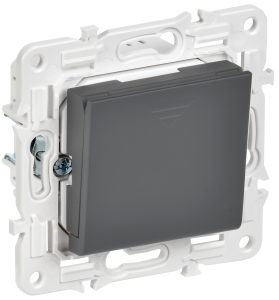 Выключатель карточный IEK Skandy SK-V11-0-10-K53 графит