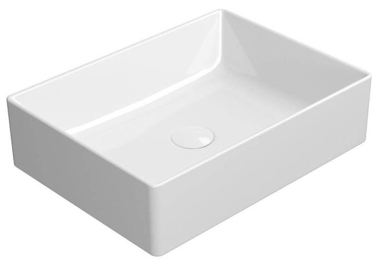 Раковина GSI Kube X 942911 белый глянцевый, 50x37