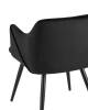 Набор из 2 стульев Stool Group Монарх New DC-1502 HLR-66 X2 черный фото 6