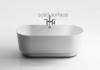 Ванна из искусственного камня Астра-Форм Аквариус 170x75 Solid Surface, белая матовая