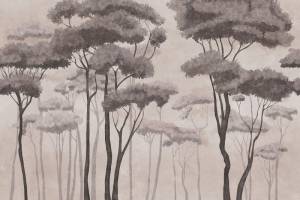 3D Фотообои Artegrafico «Высокие деревья в бежевых тонах» PRS-015 песок