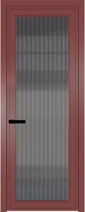 Межкомнатная дверь Profil Doors 1 AGP цвет профиля Красный антрацит, стекло безопасное 6 мм мору тонированное 800x2000
