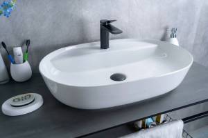 Раковина Gid Lago D1346 51194 белая, 61x41x14