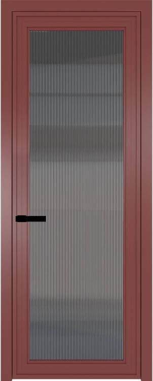 Межкомнатная дверь Profil Doors 1 AGP цвет профиля Красный антрацит, стекло безопасное 6 мм мору тонированное 800x2000