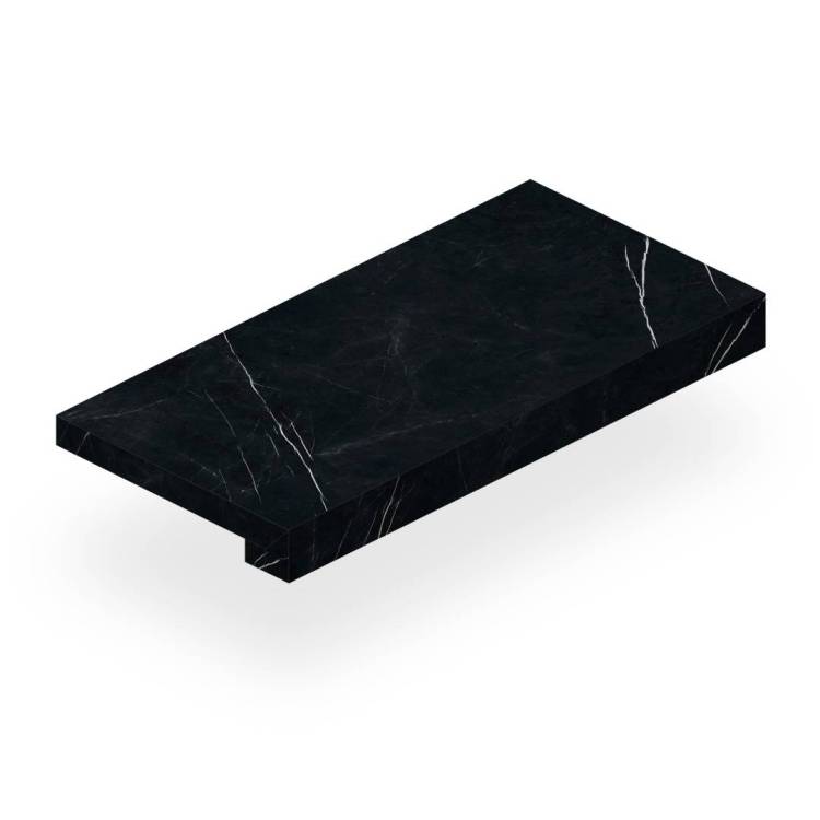 Ступень Atlas Concorde Russia Forte dei Marmi 620070002395 Elegant Black Scalino Frontale/Форте де Марми Элегант Блэк 33x160