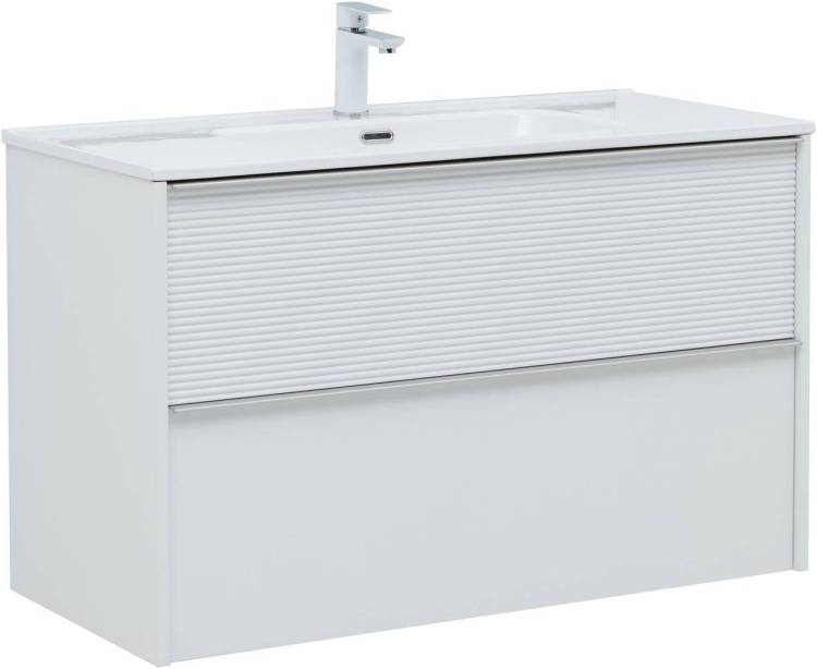 Тумба под раковину Aquanet Вита 330474 белый матовый, 100
