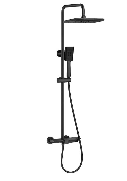 Душевая стойка Wonzon & Woghand WW-AE33110-BGG темный графит