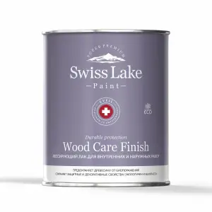 Лак Swiss Lake Wood Care Finish Лессирующий на водной основе (3л)
