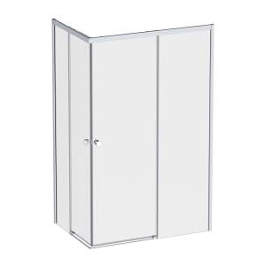 Душевой уголок AM.PM X-Joy W94G-403-12080-MТ Square Slide 120х80, матовый хром, прозрачное