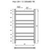 Полотенцесушитель электрический Grois Nex GR-112 50/80 П8 9016 U белый фото 3