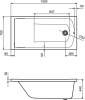 Акриловая ванна Santek Фиджи 1WH501598 150х75 фото 7
