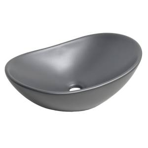 Раковина Gid Lago 53411 серый матовый, 30.5 см