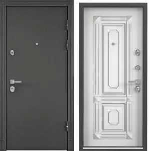 Входная стальная дверь Torex PROFESSOR-4+ 02 MP 10135 Колоре гриджио/Белый (арт. КТ Белый) 2000x880