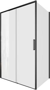 Душевой уголок Aquanet Pleasure Evo AE65-120x80-BT профиль черный, прозрачное стекло
