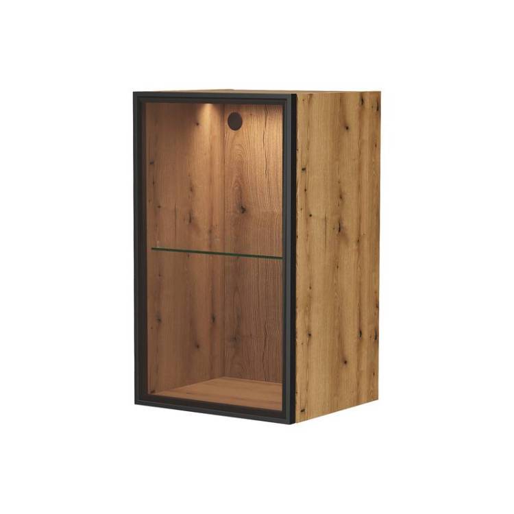 Шкаф-пенал Equil Strong mpSTRONG36.R/L-36 с подсветкой, дуб эвок, 60x36