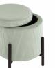 Пуф-сундук Stool Group Дали AV 482-V690/V14-08 бледно-зеленый фото 3