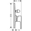 Смеситель для ванны Hansgrohe Vernis 71449670 черный фото 3