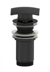 Донный клапан для раковины Wonzon & Woghand WW-88SS08-MB черный матовый