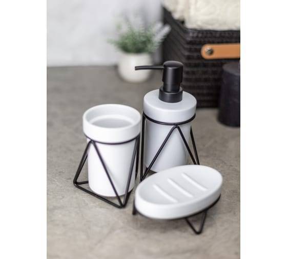 Набор аксессуаров для ванны Bath Plus Soporte W-CE2509BA-SET3 белый