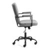 Кресло компьютерное Tetchair Alpha 24728 серый, искуственная замша фото 2