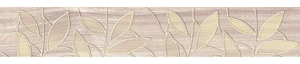 Бордюр Laparet Bona 05-01-1-66-03-11-1344-0 Тёмно-Бежевый 6.2x40