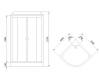Душевая кабина Royal Bath RB 100HK7-WC с низким поддоном, с сиденьем фото 3