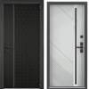 Входная стальная дверь Torex ULTIMATUM NEXT 1886354 ЛКП Насыщеный чёрный/ЛКП Clear 2050x880