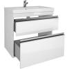 Тумба с раковиной Dreja Grace Plus 70 с опорами, белый глянец фото 9