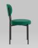 Набор из 4 стульев Stool Group Бриф SN AV 477-C69-9005-K X4 зеленый, велюр фото 4