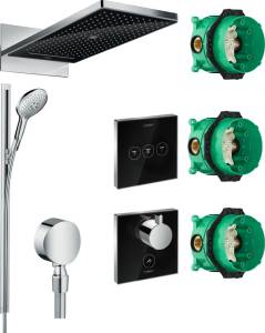 Душевой комплект Hansgrohe Rainmaker Select 580 (3 jet) 24001600 + 26626000 + 27506000 + 15735600 + 15736600