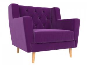 Кресло Лига Диванов Брайтон 108903 Фиолетовый 79/77/84