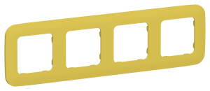 Рамка 4-постовая IEK Flite FI-M42-31-20-K44 желтый карри