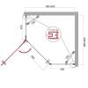 Душевой уголок BelBagno Kraft P-1-90-C-Cr-L фото 2