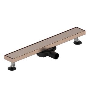 Душевой трап Wasserkraft Niers (Нирс) 30D60BRG розовое золото матовое, 60 см
