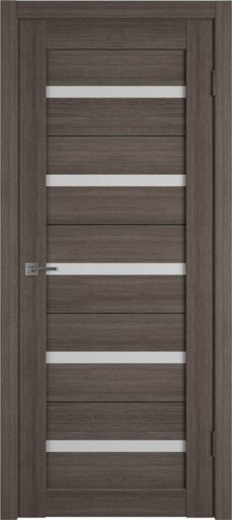 Межкомнатная дверь Владимирская Фабрика Дверей Atum 7 Grey стекло White Cloud 800x2000