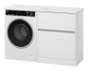 Тумба с раковиной Misty Ингрид УТ000026852 под стиральную машину, левая, белая, 70 см